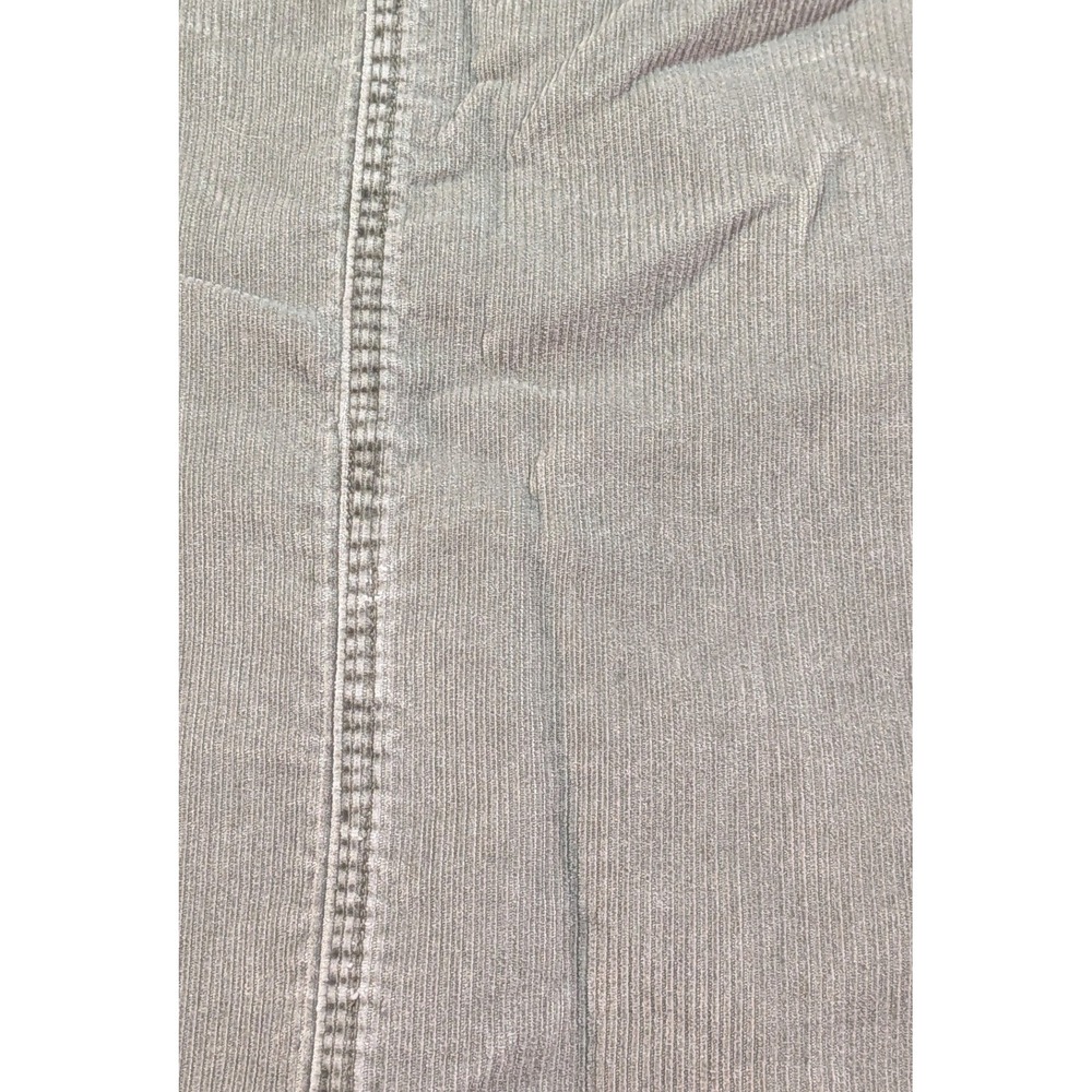 G.H. Bass & Co. Corduroy Maxi Skirt Womens 4 Olive Green Excellent Utility Slit - Picture 2 of 4